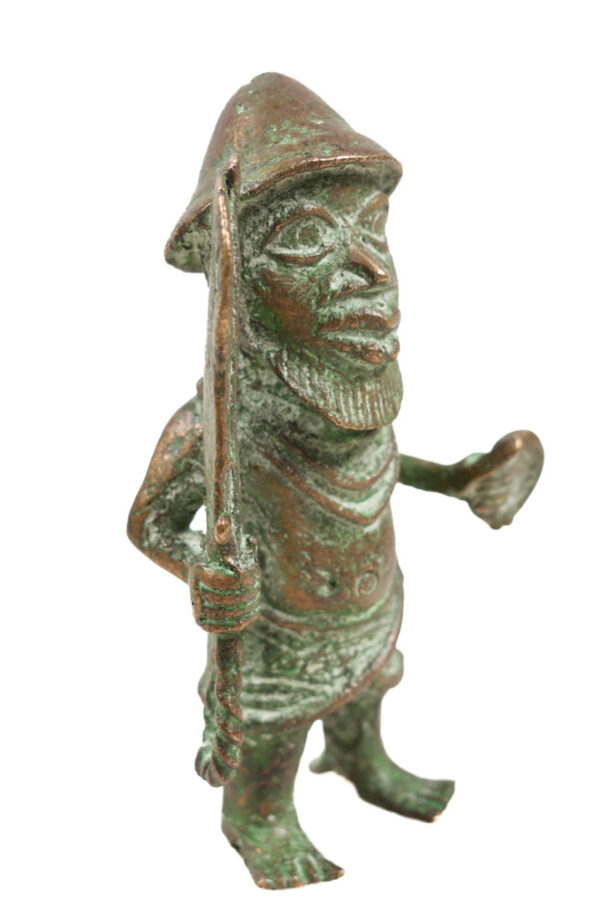 Figure - Bronze - In the style of Edo / IFE - Benin