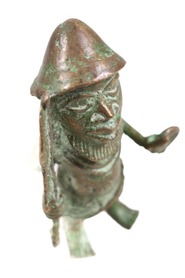 Figure - Bronze - In the style of Edo / IFE - Benin
