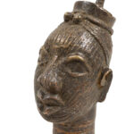 Head of a Queen - Bronze - In the style of Edo / IFE - Benin
