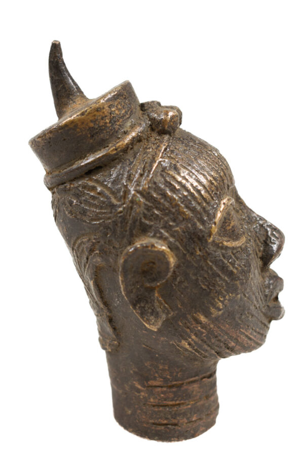 Head of a Queen - Bronze - In the style of Edo / IFE - Benin