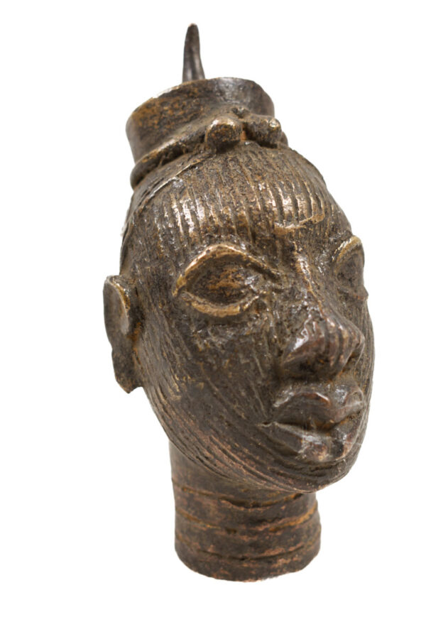 Head of a Queen - Bronze - In the style of Edo / IFE - Benin
