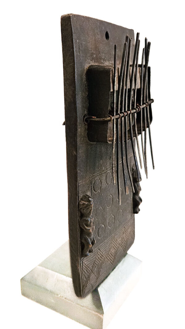 Lemellophone - Wood, Metal - Sanza - Chokwe - DR Congo