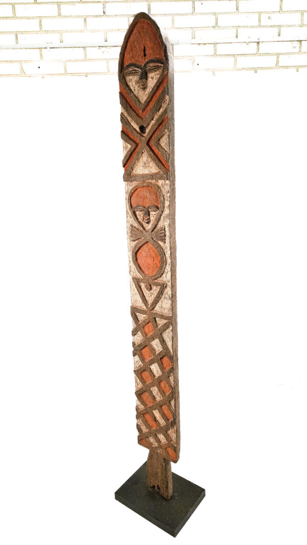 House post / pillar - Wood - Mitsogho - Gabon