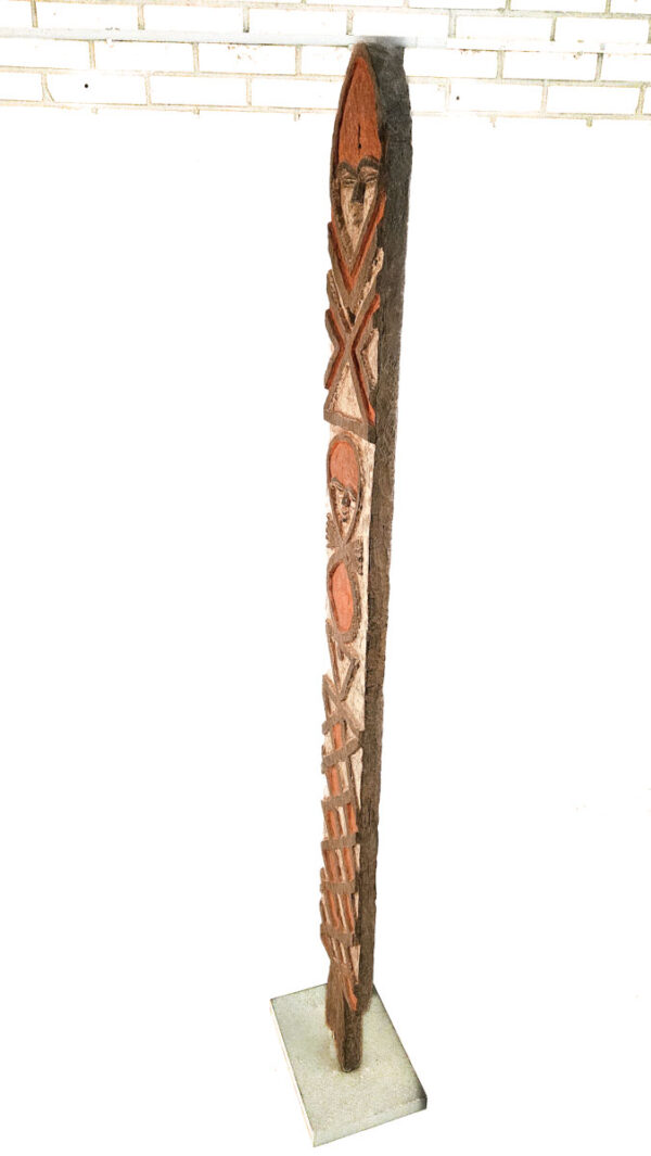 House post / pillar - Wood - Mitsogho - Gabon