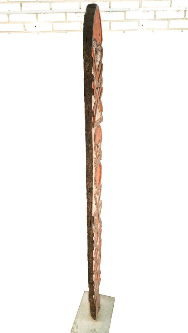 House post / pillar - Wood - Mitsogho - Gabon