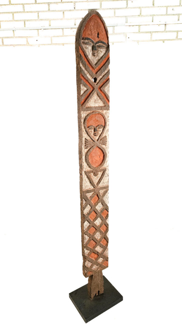 House post / pillar - Wood - Mitsogho - Gabon