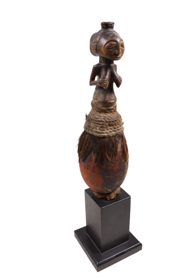 Magic Calabash - Wood - Luba - Congo DRC