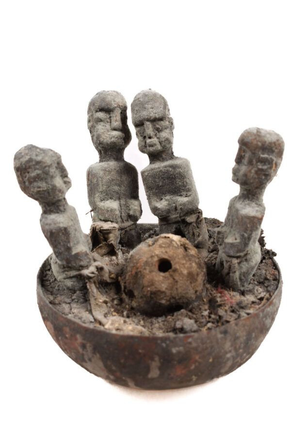 Fetish bowl- Wood - Fon - Benin