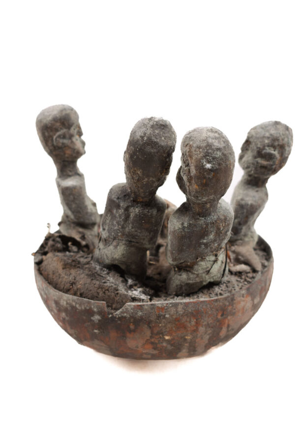 Fetish bowl- Wood - Fon - Benin