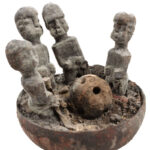Fetish bowl- Wood - Fon - Benin