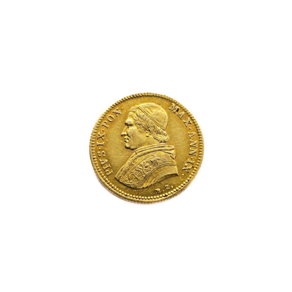 Vatican - Papal States 1 Scudo 1854 R Pius IX