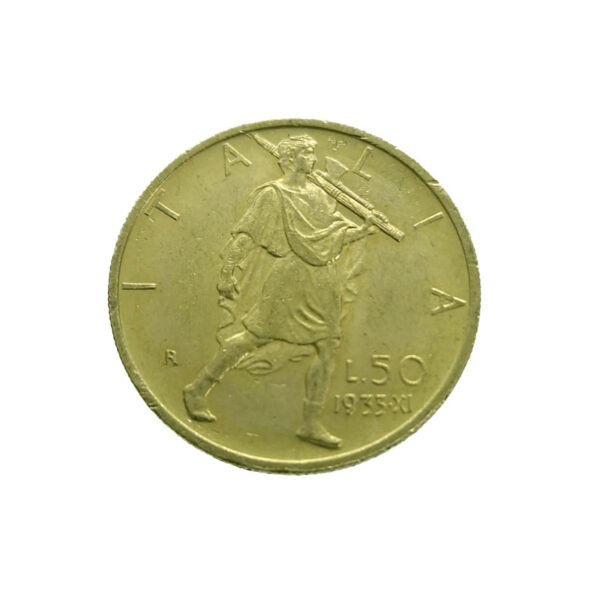 Italy 50 Lire 1933 Vittorio Emanuele II