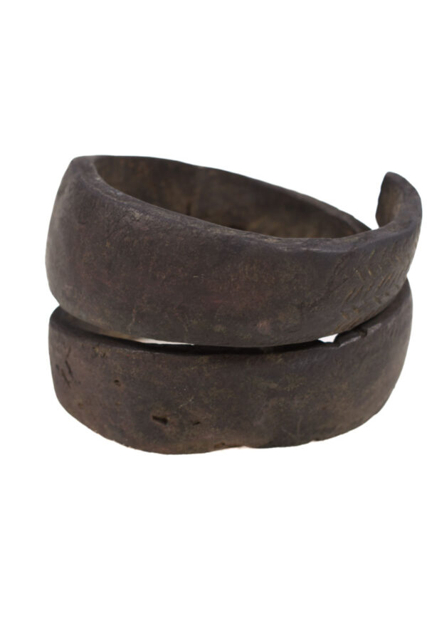 Snake currency / bracelet - Lobi - Bronze - Iron - Burkina Faso