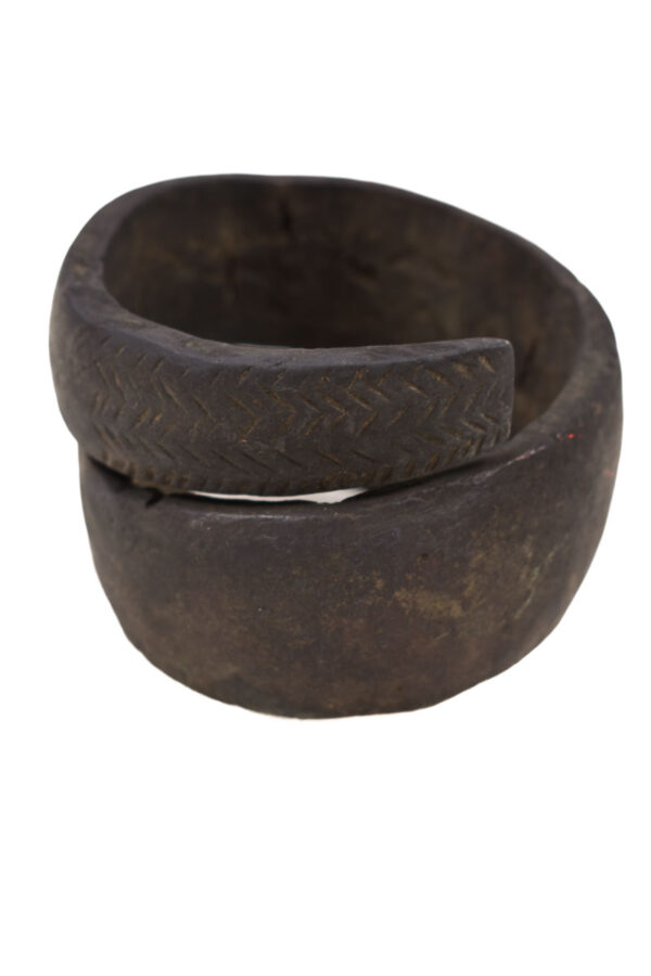 Snake currency / bracelet - Lobi - Bronze - Iron - Burkina Faso