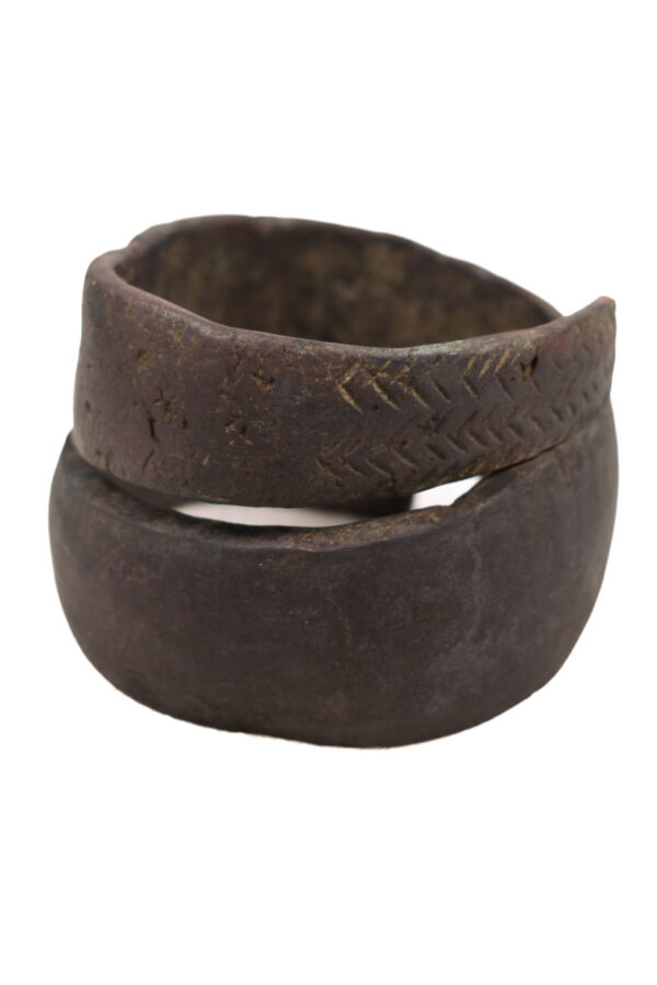 Snake currency / bracelet - Lobi - Bronze - Iron - Burkina Faso