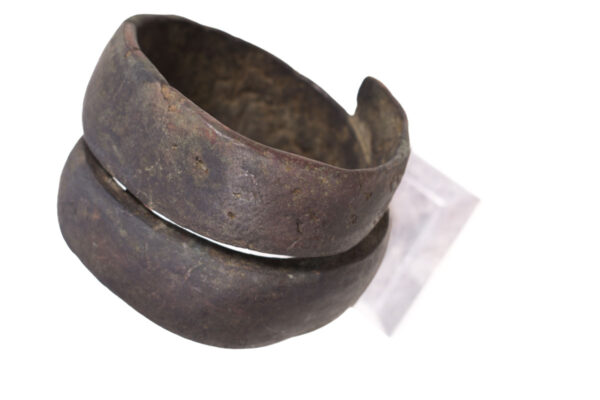 Snake currency / bracelet - Lobi - Bronze - Iron - Burkina Faso