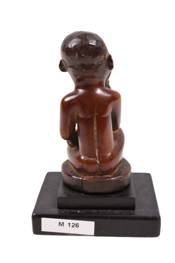 Figure - Wood, Glass - Yombe - Congo
