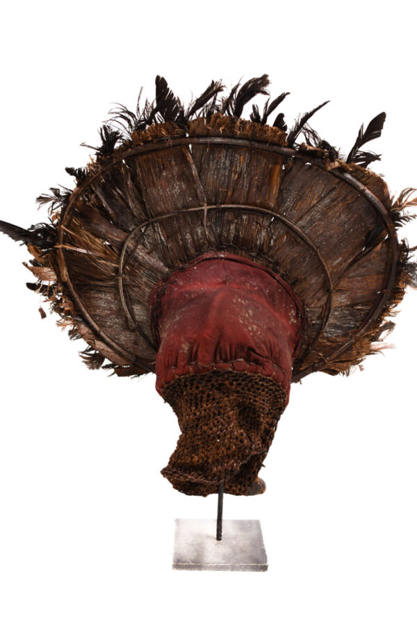 Chihongo Mask - Raphia, Wood - Chokwe - DR Congo
