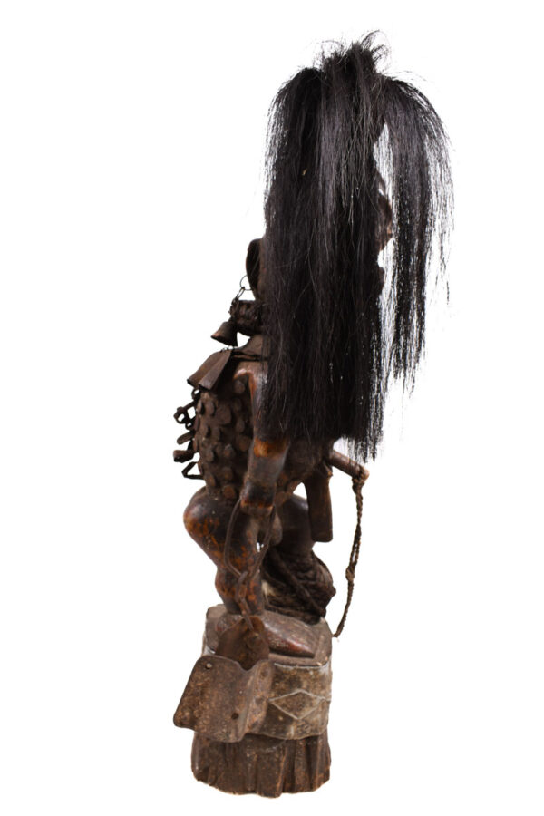 Figure - Wood, nails - Nkisi - Yombe - Congo