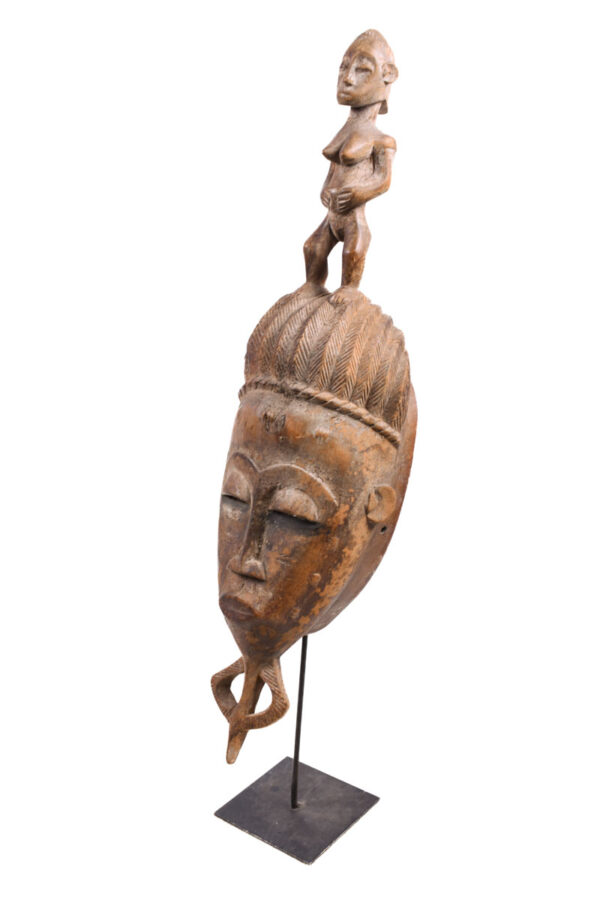 Dance mask - Wood - Yaure - Ivory Coast