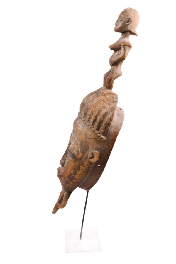 Dance mask - Wood - Yaure - Ivory Coast