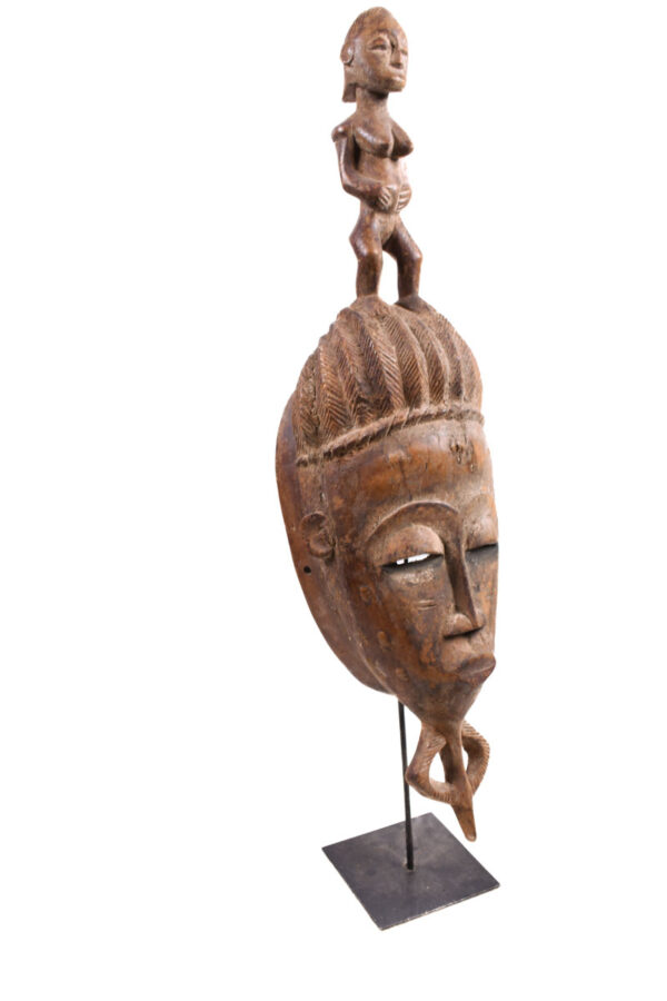 Dance mask - Wood - Yaure - Ivory Coast