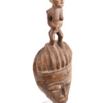 Dance mask - Wood - Yaure - Ivory Coast