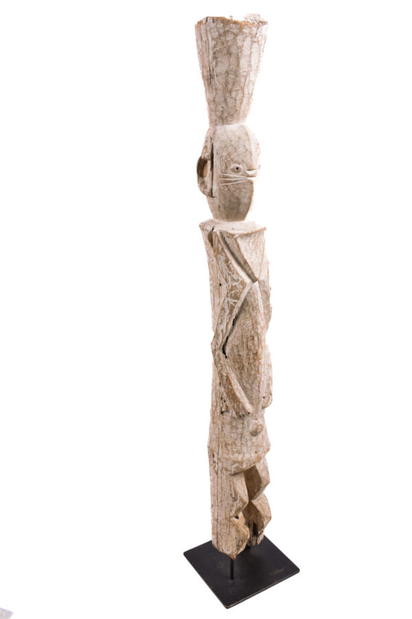 Ancestor figure - Wood - Chamba - Nigeria
