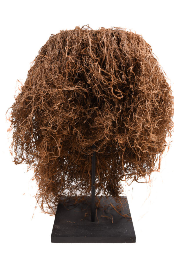 Mask - Wood, Raphia - Aduma - Gabon