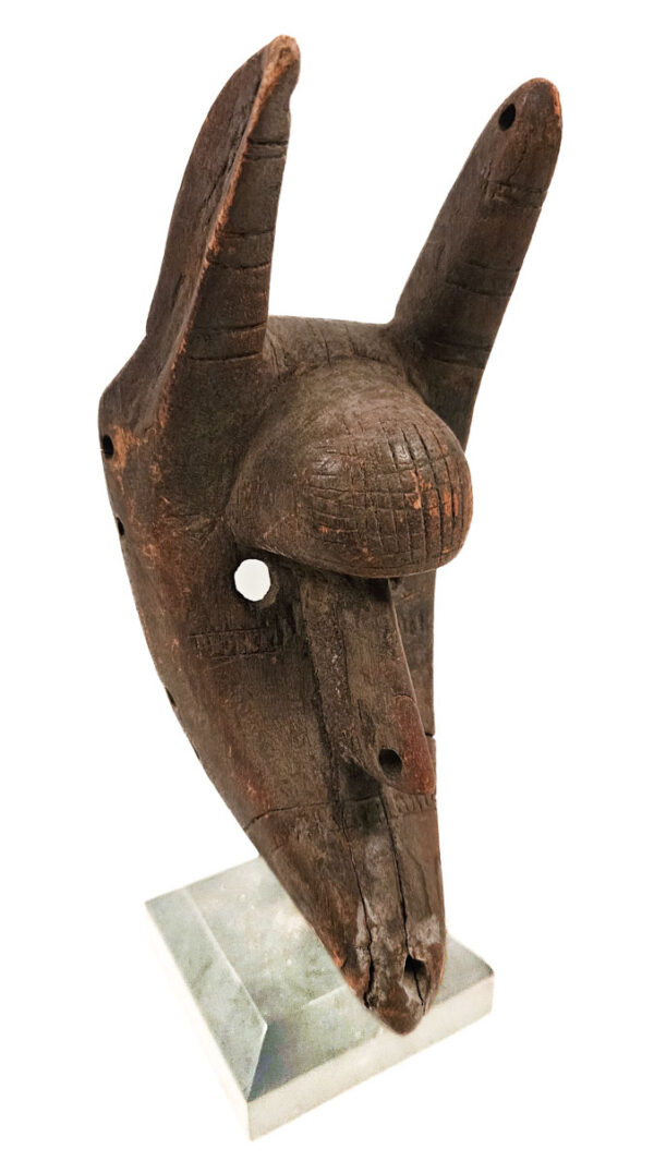 Hyena mask - Wood - Bambara - Mali