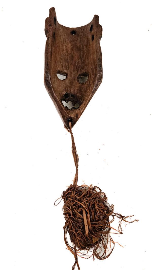 Passport mask - Wood - Salampasu - Congo