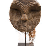 Mask - Raphia, Wood - Tetela - Congo