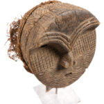 Mask - Raphia, Wood - Tetela - Congo