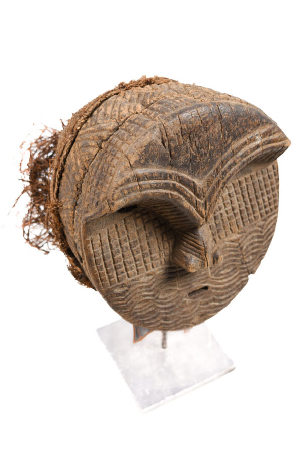 Mask - Raphia, Wood - Tetela - Congo