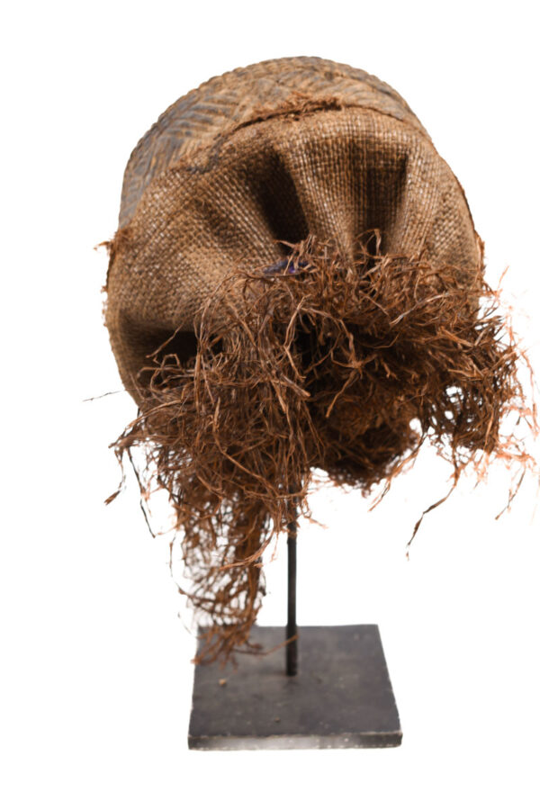 Mask - Raphia, Wood - Tetela - Congo