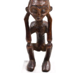 Ancestor figure - Wood- Bena Lulua- DR Congo