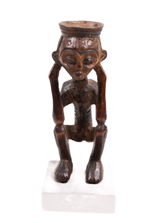 Ancestor figure - Wood- Bena Lulua- DR Congo