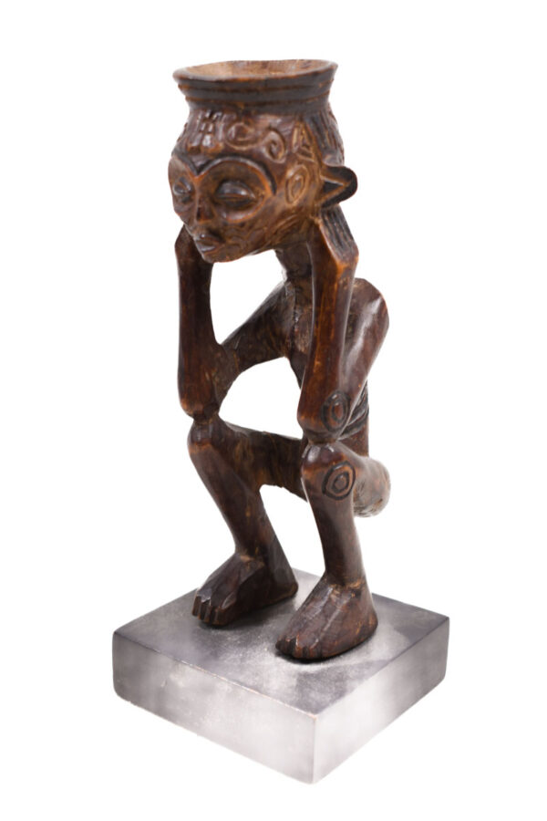 Ancestor figure - Wood- Bena Lulua- DR Congo