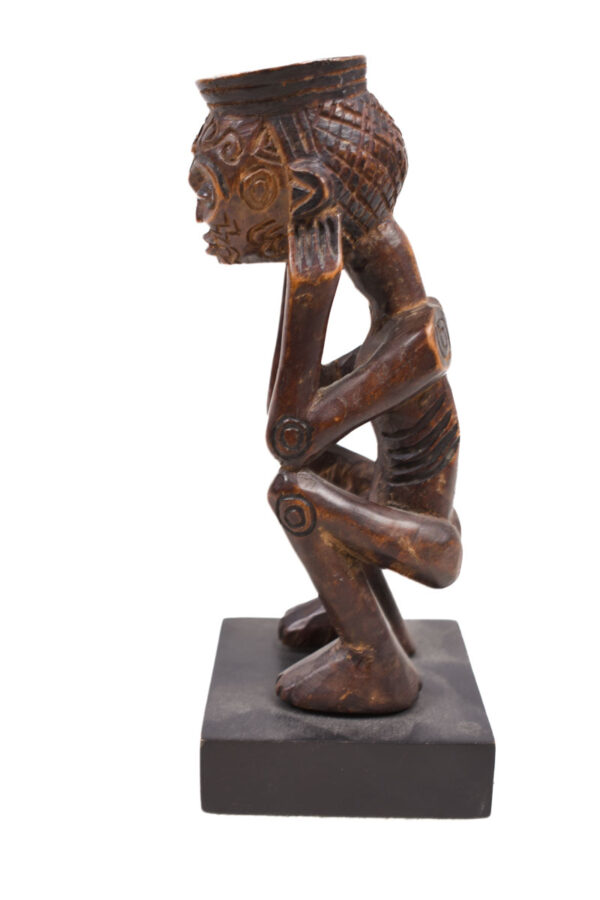 Ancestor figure - Wood- Bena Lulua- DR Congo
