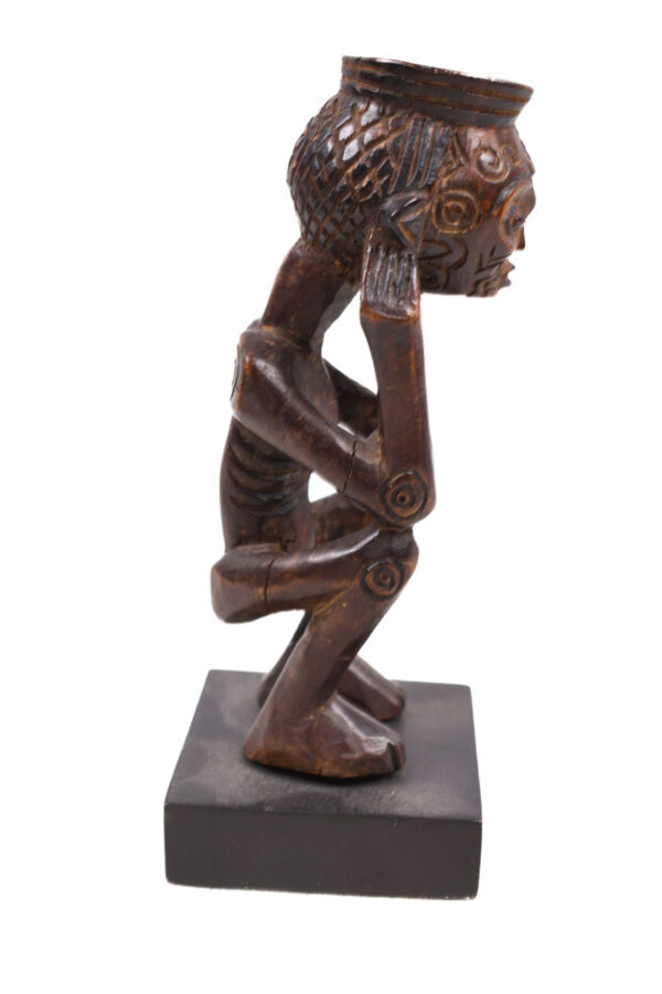 Ancestor figure - Wood- Bena Lulua- DR Congo