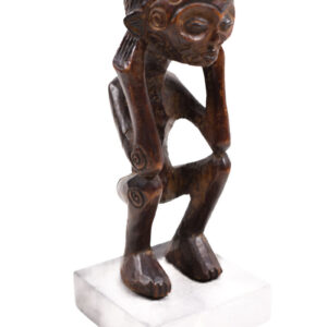 Ancestor figure - Wood- Bena Lulua- DR Congo