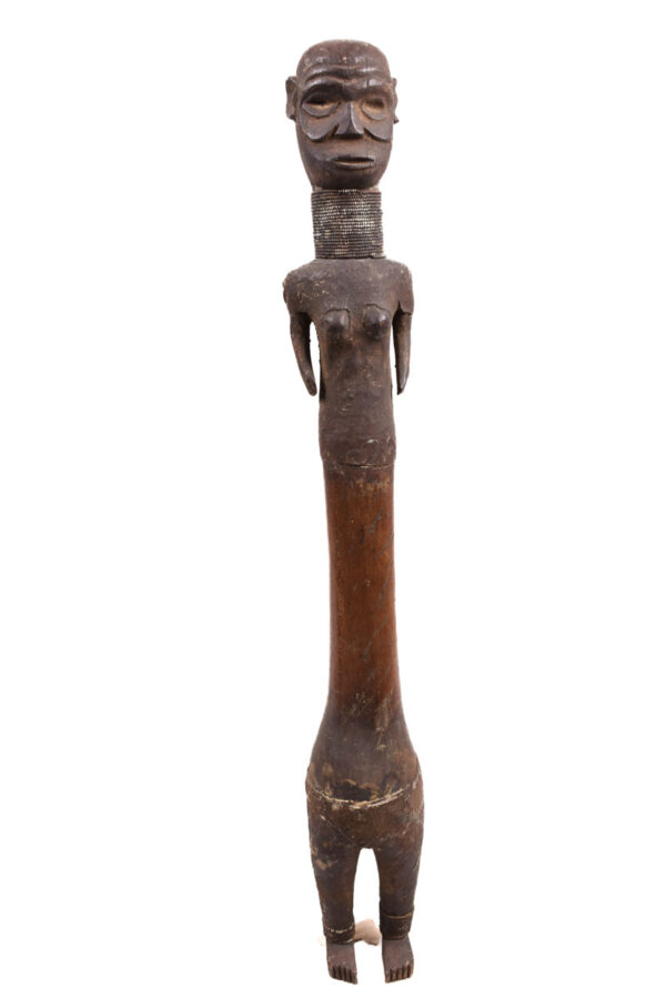 Ancestor Figure - Wood, Beads - Makonde - Tanzania