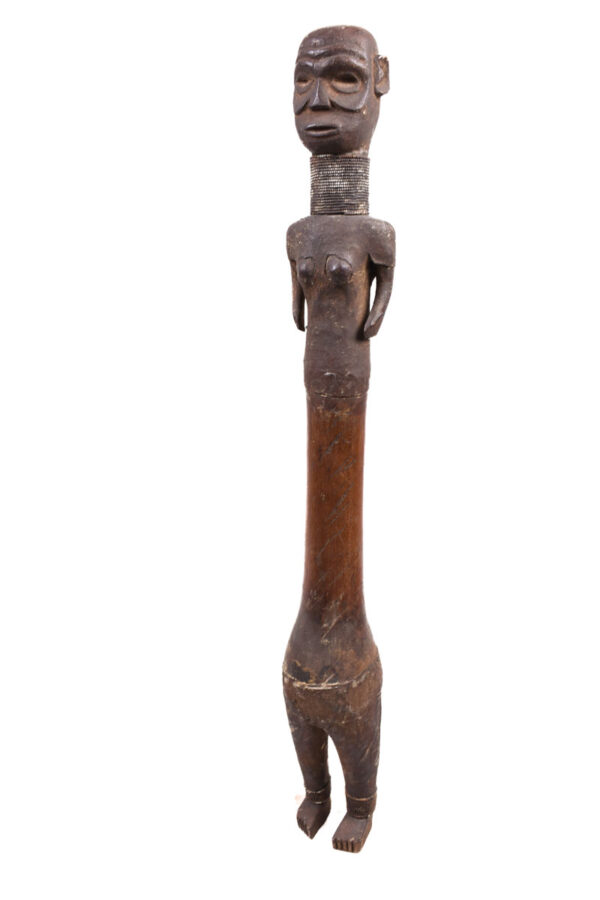 Ancestor Figure - Wood, Beads - Makonde - Tanzania