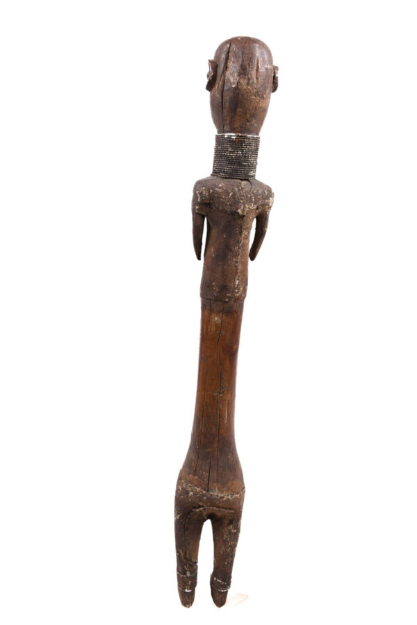 Ancestor Figure - Wood, Beads - Makonde - Tanzania