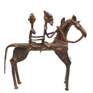 Equestrian Figure - Bronze - Dogon - Mali