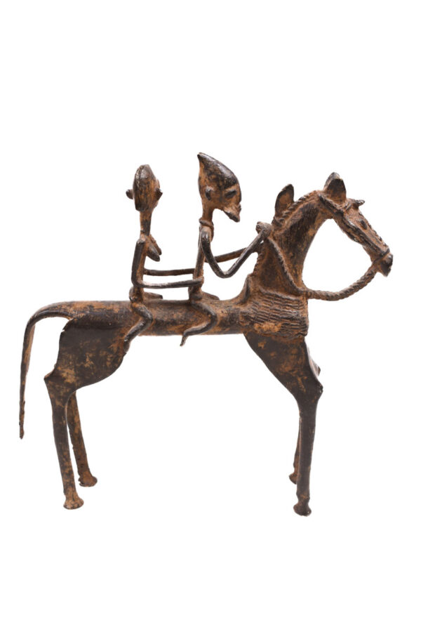Equestrian Figure - Bronze - Dogon - Mali