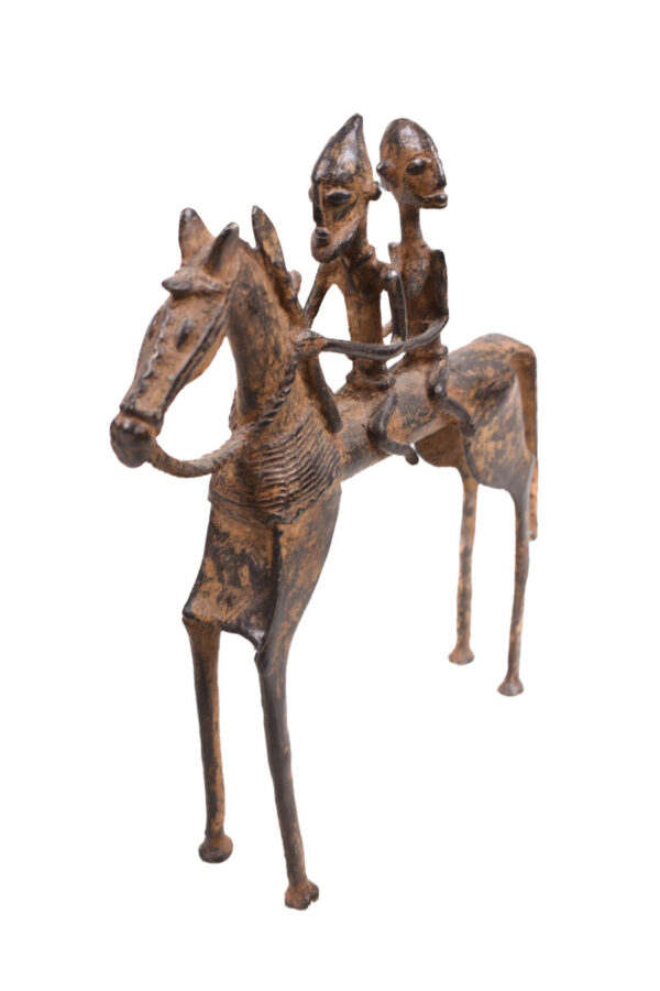 Equestrian Figure - Bronze - Dogon - Mali