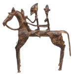 Equestrian Figure - Bronze - Dogon - Mali