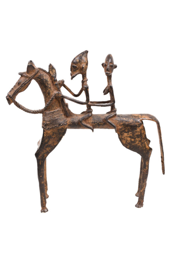 Equestrian Figure - Bronze - Dogon - Mali