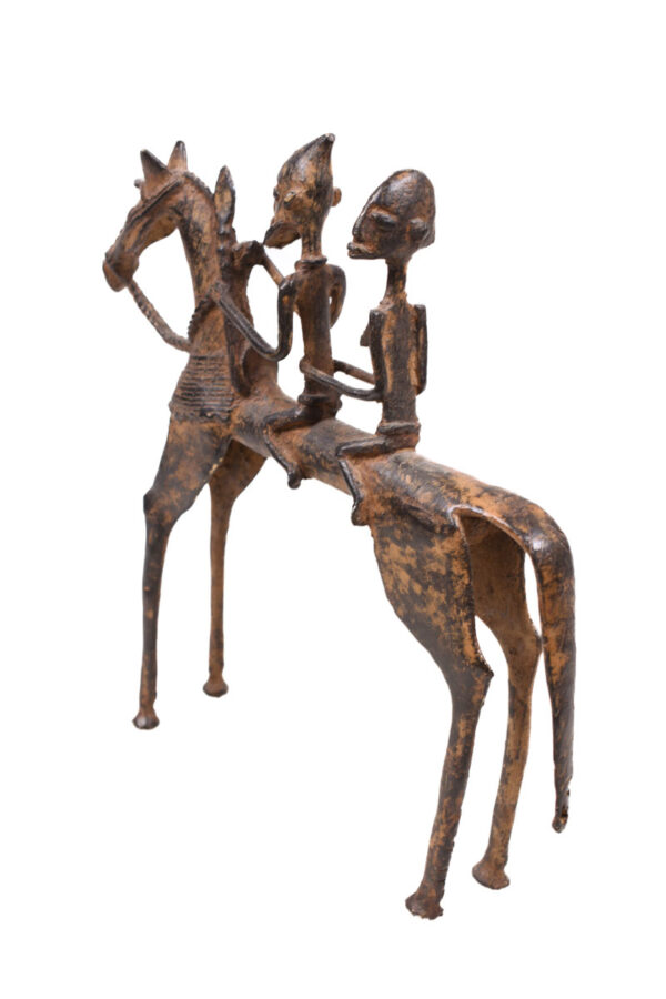Equestrian Figure - Bronze - Dogon - Mali